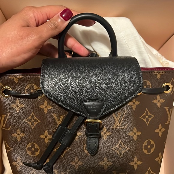 LOUIS VUITTON
Montsouris BB Monogram Canvas Backpack Black - Picture 5 of 10